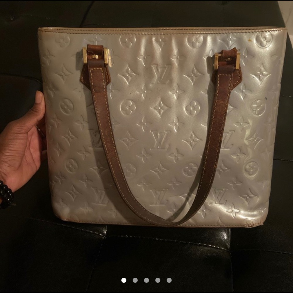 Vintage baby blue Louis Vuitton bag